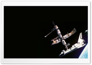 Spacecraft Above The Earth Ultra HD Wallpaper for 4K UHD Widescreen desktop, tablet & smartphone
