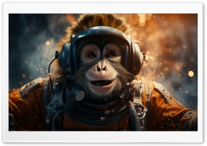 SpaceMonkey Ultra HD Wallpaper for 4K UHD Widescreen desktop, tablet & smartphone
