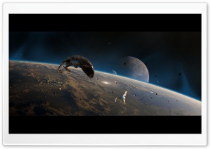 Spaceships in Space Ultra HD Wallpaper for 4K UHD Widescreen desktop, tablet & smartphone