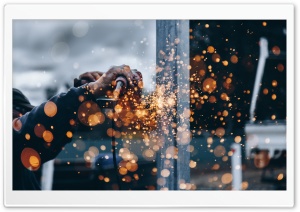 Sparks Bokeh Ultra HD Wallpaper for 4K UHD Widescreen desktop, tablet & smartphone