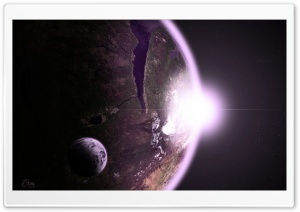 Spatial Sunrise Ultra HD Wallpaper for 4K UHD Widescreen desktop, tablet & smartphone