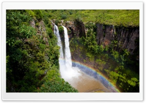 Spectacular Jungle Waterfall Ultra HD Wallpaper for 4K UHD Widescreen desktop, tablet & smartphone