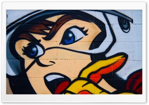 Speed Racer Graffiti Ultra HD Wallpaper for 4K UHD Widescreen desktop, tablet & smartphone