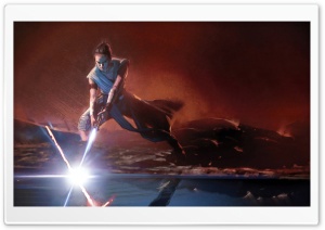 Star Wars The Rise of Skywalker Rey FanArt Ultra HD Wallpaper for 4K UHD Widescreen desktop, tablet & smartphone
