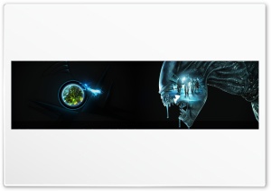 Starcraft Ghost vs Alien Ultra HD Wallpaper for 4K UHD Widescreen desktop, tablet & smartphone