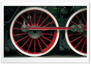 Steam Locomotive Driving Wheels Ultra HD Wallpaper for 4K UHD Widescreen desktop, tablet & smartphone