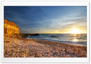 Stones Beach Ultra HD Wallpaper for 4K UHD Widescreen desktop, tablet & smartphone
