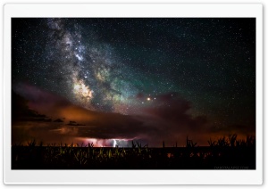 Stormy Milky Way Ultra HD Wallpaper for 4K UHD Widescreen desktop, tablet & smartphone
