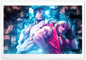 Street Fighter X Tekken - Ryu  Ken Ultra HD Wallpaper for 4K UHD Widescreen desktop, tablet & smartphone