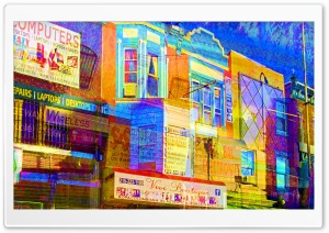Street In Philadelphia Ultra HD Wallpaper for 4K UHD Widescreen desktop, tablet & smartphone
