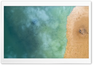 Stunning Aerial Photo Beach and Ocean Ultra HD Wallpaper for 4K UHD Widescreen desktop, tablet & smartphone