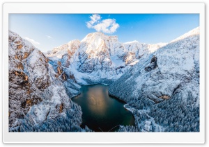 Stunning Mountain Landscape Winter Ultra HD Wallpaper for 4K UHD Widescreen desktop, tablet & smartphone
