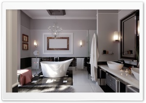 Stylish Design Bathroom Ultra HD Wallpaper for 4K UHD Widescreen desktop, tablet & smartphone
