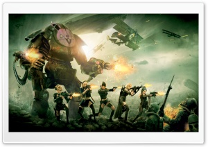 Sucker Punch Battle Scene Ultra HD Wallpaper for 4K UHD Widescreen desktop, tablet & smartphone
