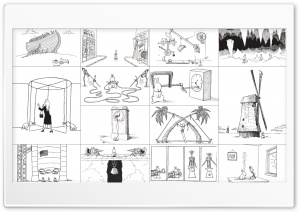 Suicidal Rabbit Comic Ultra HD Wallpaper for 4K UHD Widescreen desktop, tablet & smartphone