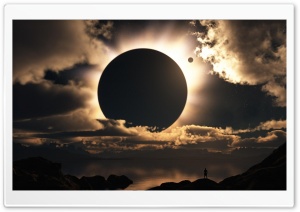 Sun Eclipse Ultra HD Wallpaper for 4K UHD Widescreen desktop, tablet & smartphone