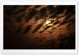 Sun in the dark sky Ultra HD Wallpaper for 4K UHD Widescreen desktop, tablet & smartphone