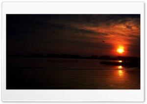 Sun set Ultra HD Wallpaper for 4K UHD Widescreen desktop, tablet & smartphone