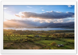 Sunfall on Loch Lomond Ultra HD Wallpaper for 4K UHD Widescreen desktop, tablet & smartphone