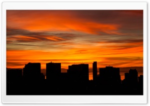 Sunrise in San Francisco, California Ultra HD Wallpaper for 4K UHD Widescreen desktop, tablet & smartphone