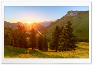 Sunrise, Mountains Ultra HD Wallpaper for 4K UHD Widescreen desktop, tablet & smartphone