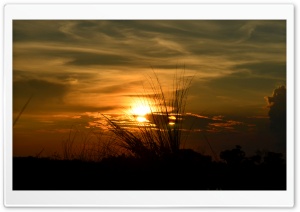 Sunset at Darakeswar River Ultra HD Wallpaper for 4K UHD Widescreen desktop, tablet & smartphone
