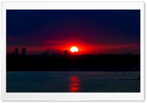 Sunset at Istanbul-Turkey Ultra HD Wallpaper for 4K UHD Widescreen desktop, tablet & smartphone