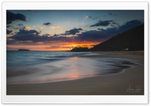 Sunset Beach Ultra HD Wallpaper for 4K UHD Widescreen desktop, tablet & smartphone