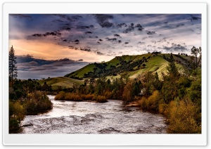 Sunset Countryside Landscape Ultra HD Wallpaper for 4K UHD Widescreen desktop, tablet & smartphone