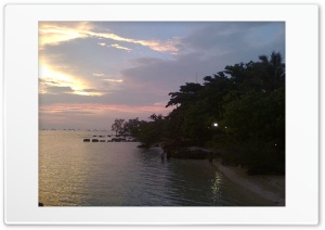 Sunset di Pulau Umang Ultra HD Wallpaper for 4K UHD Widescreen desktop, tablet & smartphone