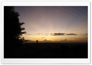 Sunset in Mount Pancer Indonesia Ultra HD Wallpaper for 4K UHD Widescreen desktop, tablet & smartphone