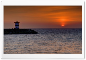 Sunset in Scheveningen Ultra HD Wallpaper for 4K UHD Widescreen desktop, tablet & smartphone