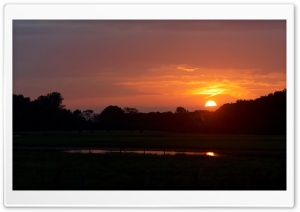 Sunset in the Netherlands Ultra HD Wallpaper for 4K UHD Widescreen desktop, tablet & smartphone