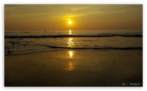 Sunset, Kuakata Sea Beach UltraHD Wallpaper for Wide 5:3 Widescreen WGA ; 8K UHD TV 16:9 Ultra High Definition 2160p 1440p 1080p 900p 720p ; UHD 16:9 2160p 1440p 1080p 900p 720p ; Mobile 5:3 16:9 - WGA 2160p 1440p 1080p 900p 720p ;