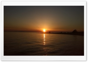 Sunset Novalja Croatia Ultra HD Wallpaper for 4K UHD Widescreen desktop, tablet & smartphone