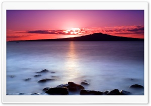 Sunset On The Beach Ultra HD Wallpaper for 4K UHD Widescreen desktop, tablet & smartphone