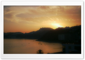 Sunset On The Beach Ultra HD Wallpaper for 4K UHD Widescreen desktop, tablet & smartphone