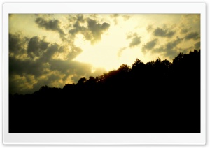 Sunset Over The Hill Ultra HD Wallpaper for 4K UHD Widescreen desktop, tablet & smartphone