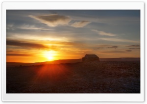 Sunset Over The Hills Ultra HD Wallpaper for 4K UHD Widescreen desktop, tablet & smartphone