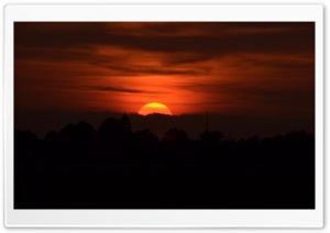 Sunset Over the Valley Ultra HD Wallpaper for 4K UHD Widescreen desktop, tablet & smartphone
