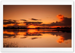 Sunset Reflection Ultra HD Wallpaper for 4K UHD Widescreen desktop, tablet & smartphone