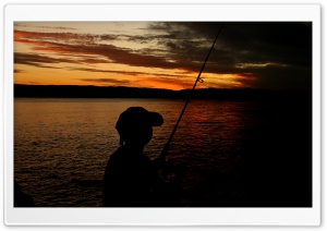 Sunset Silhouette Ultra HD Wallpaper for 4K UHD Widescreen desktop, tablet & smartphone