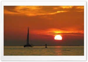 Sunset View Ultra HD Wallpaper for 4K UHD Widescreen desktop, tablet & smartphone
