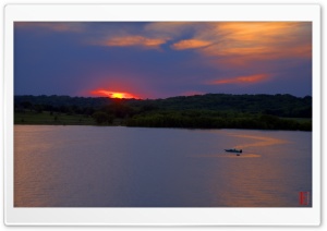Sunset Water Skiers Ultra HD Wallpaper for 4K UHD Widescreen desktop, tablet & smartphone