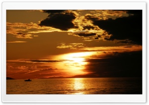 Sunset Zadar Croatia Ultra HD Wallpaper for 4K UHD Widescreen desktop, tablet & smartphone