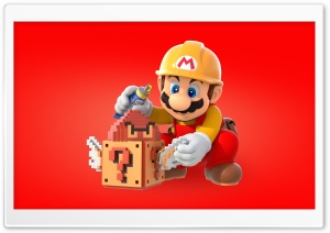 Super Mario Maker Game 2015 Ultra HD Wallpaper for 4K UHD Widescreen desktop, tablet & smartphone
