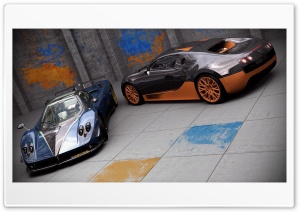 Supercars 3D Ultra HD Wallpaper for 4K UHD Widescreen desktop, tablet & smartphone