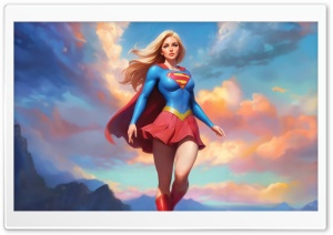 Supergirl Art Ultra HD Wallpaper for 4K UHD Widescreen desktop, tablet & smartphone