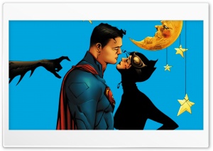 Superman and Catwoman Ultra HD Wallpaper for 4K UHD Widescreen desktop, tablet & smartphone