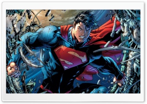 Superman Cartoon Ultra HD Wallpaper for 4K UHD Widescreen desktop, tablet & smartphone